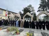 مراسم ملی میهمانی لاله ها در گلزار شهدای مازندران