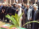 برگزاری مراسم تشییع پیکر مطهر جانباز شهید حاج احمد ذوالفقار خمیران در ساری مازندران