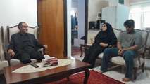 دیدار مدیرکل بنیاد مازندران با سه خانواده معظم شهید در ساری